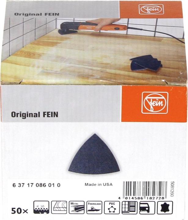 Produktbild Fein Deltaschleifpapier mit Klett (36)