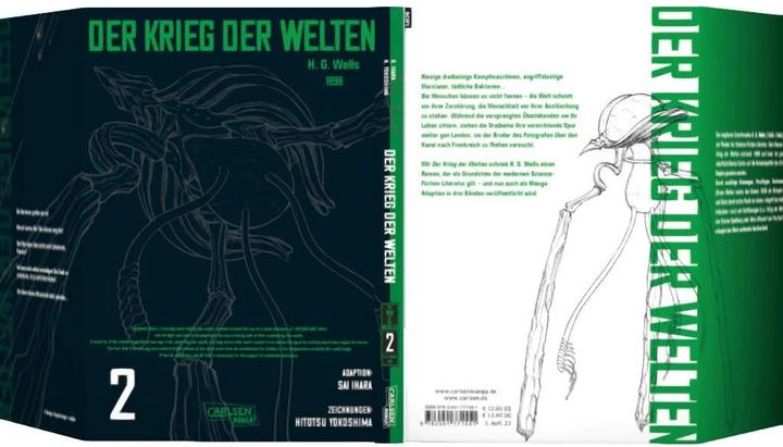 Produktbild H.G. Wells - Der Krieg der Welten 2 (Deutsch, H. G. Wells, Ihara Sai, 2022)