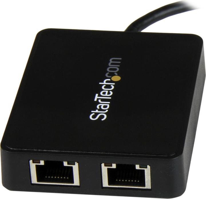 Actual product image StarTech USB-C To Dual Gbe Adapter (USB, RJ45 Gigabit Ethernet (2x))