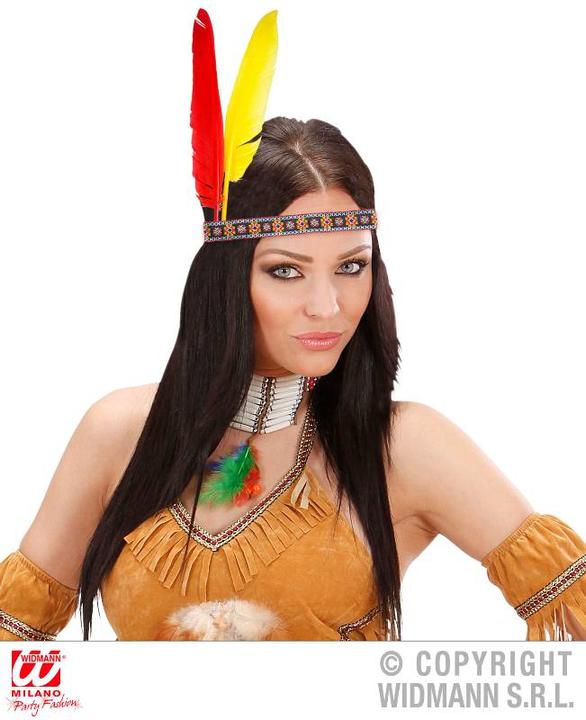 Actual product image Widmann Indian feather ornament