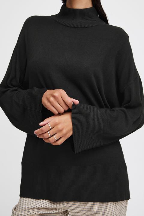 Actual product image B.young BYMMPIMBA1 LOOSE TURTLENECK - 20813512 (S)