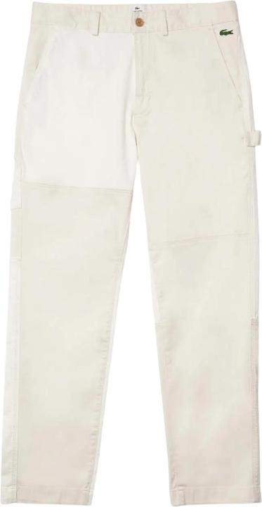 Actual product image Lacoste Mens Live Heritage Organic Cotton Patchwork Trousers (32)