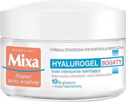 Produktbild Mixa Hyalurogel Sensitive Skin Expert Intensive Moisturizing Cream 50ml (50 ml, Tagescreme, Gesichtsgel)
