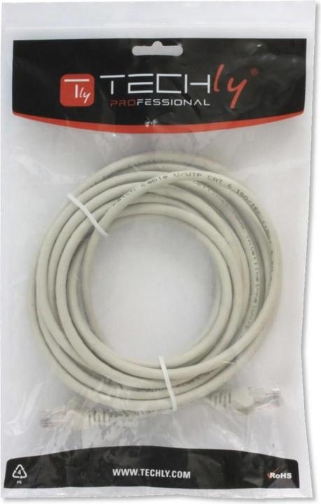 Immagine prodotto Techly Cavo di rete Patch in CCA Cat.5E Grigio UTP 10m ICOC CCA5U-100T (U/UTP, CAT5e, 10 m)