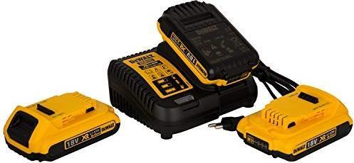 Produktbild DeWalt DEVAL Ladegerät DCB115 + 2x2,0Ah DCB115D3 (18 V)
