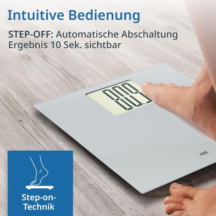Produktbild ADE Digitale Körperwaage mit grossem Display (200 kg)