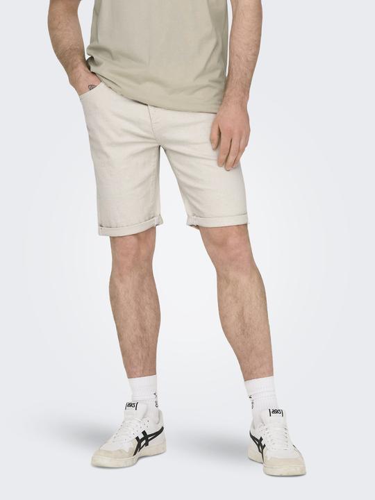 Produktbild Only & Sons ONSPLY Mittlere Taille Normal geschnitten Shorts Jeans-Shorts (XXL)