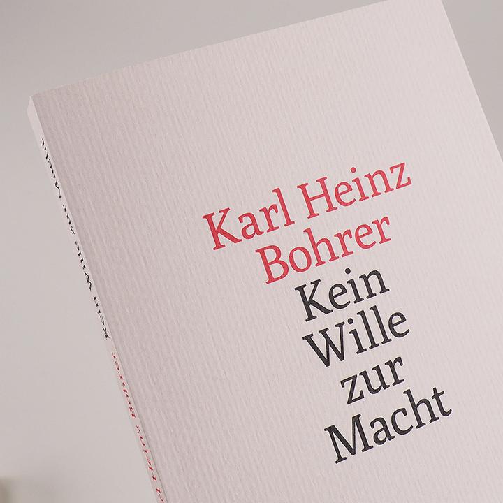 Immagine prodotto Kein Wille zur Macht (Tedesco, Karl Heinz Bohrer, 2020)