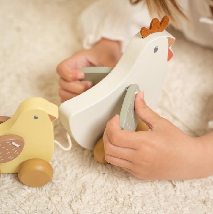 Produktbild Little Dutch Nachziehtieren Hühner Little Farm FSC