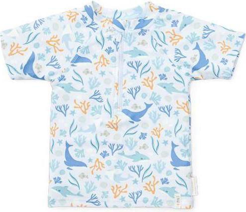 Little Dutch Swim T-shirt short sleeves Ocean Dreams Blue - 86/92 (86)