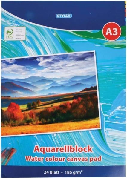 Actual product image Stylex Watercolour block (A3, Hardcover)
