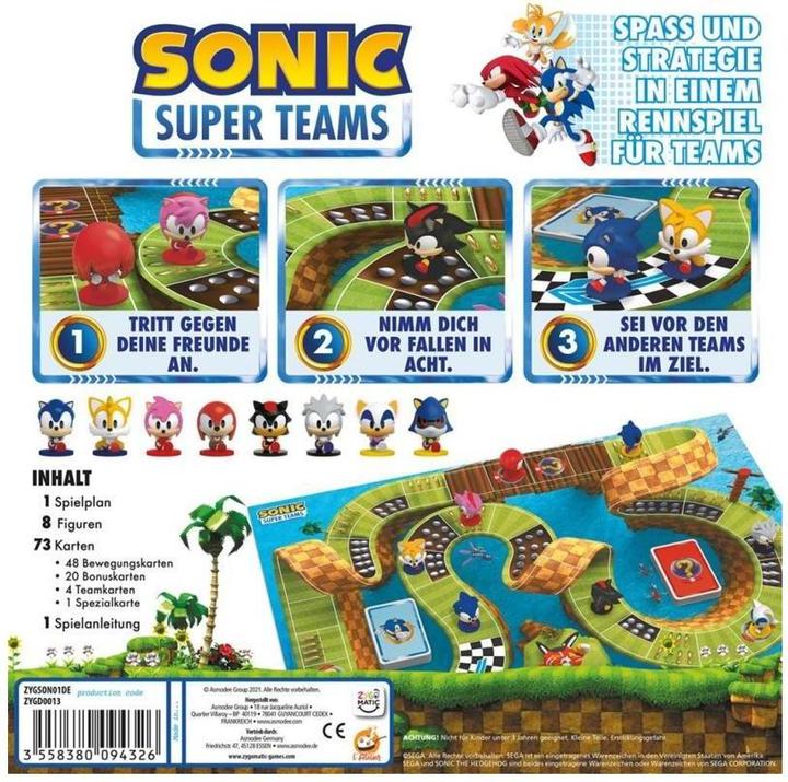 Actual product image Asmodée Sonic Super Teams (German)