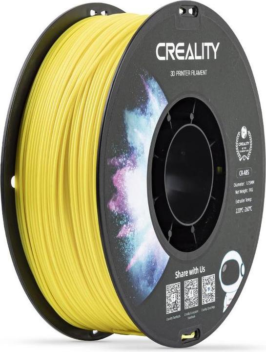 Image du produit Creality ABS Jaune (ABS, 1.75 mm, 1000 g, Jaune)