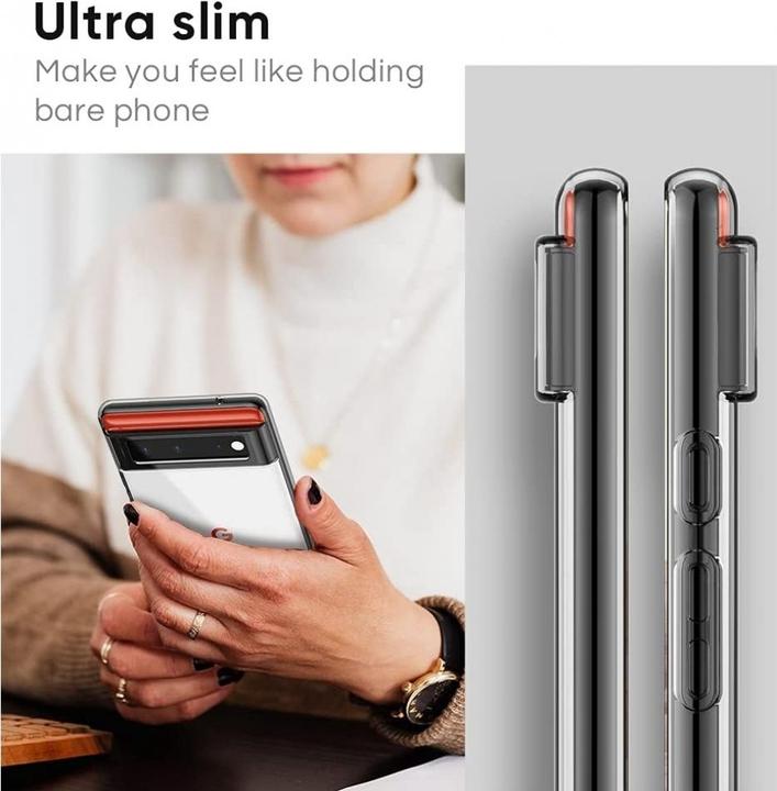 Immagine prodotto Screenguard Custodia trasparente in TPU flessibile (Google Pixel 6)