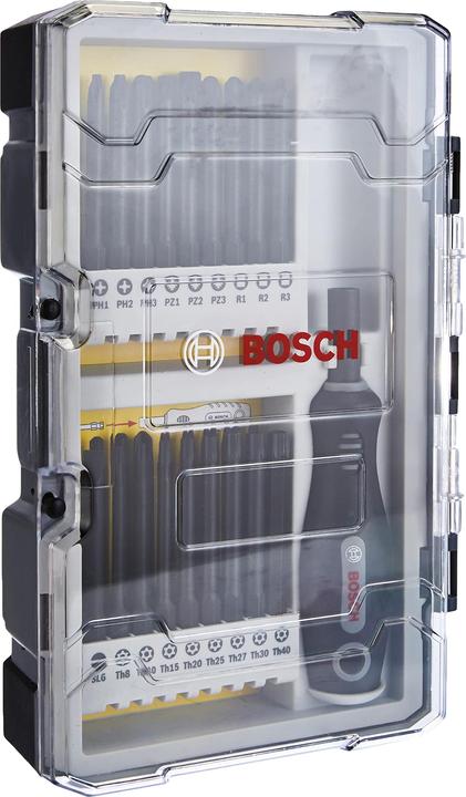 Immagine prodotto Bosch Professional Zubehör Set di bit 37 pezzi Accessori 2 (PH1, SL6, PZ3, SP6, Th40, PH2, PZ2, Th20, Th10, TW1, TW3, EX3, PZ1, PH3)