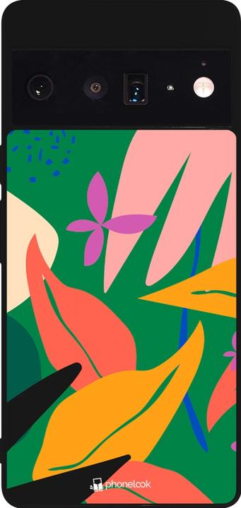 Produktbild PhoneLook Hülle Silikon schwarz Abstract Jungle (Google Pixel 6 Pro)