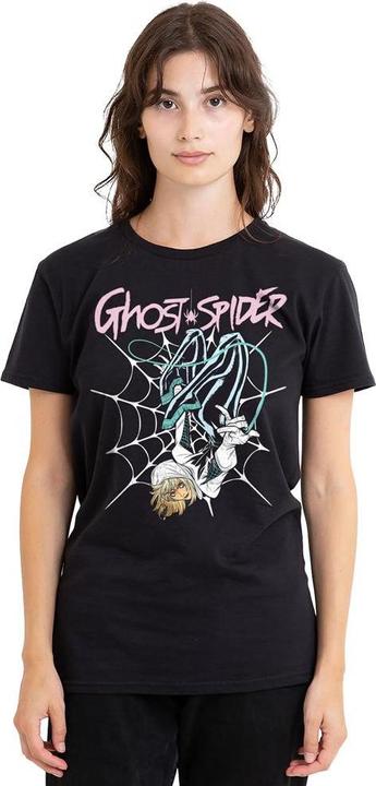 Immagine prodotto Spiderman Maglietta Ragno Fantasma Rete di Neon Adulto Unisex (M)