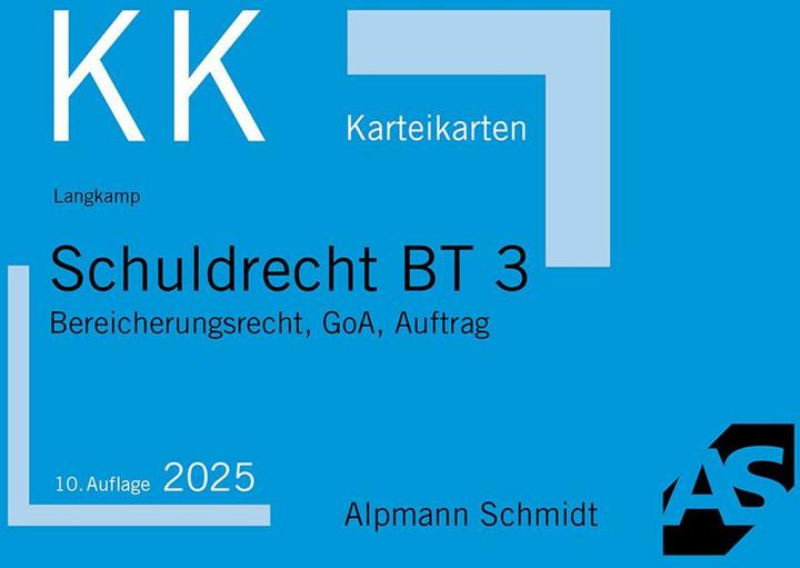 Energie-Label Karteikarten Schuldrecht BT 3 (65 x)