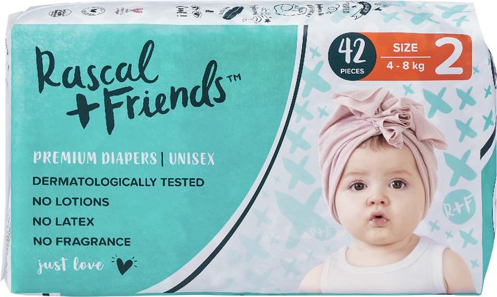 Actual product image Rascal+Friends Premium (Size 2, Pack, 42 Piece)