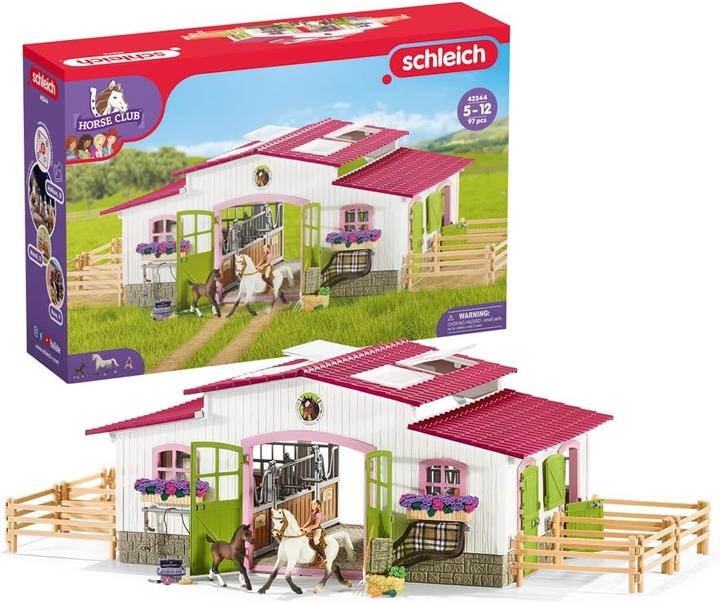 Immagine prodotto Schleich Fattoria di cavalli con cavaliere e cavalli