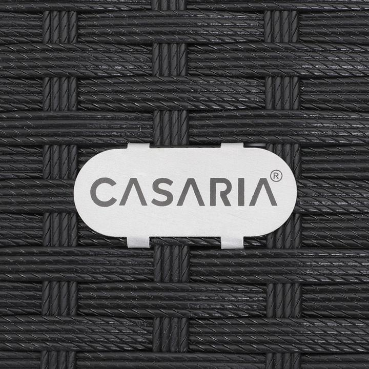 Actual product image Casaria Sun island couch in poly rattan