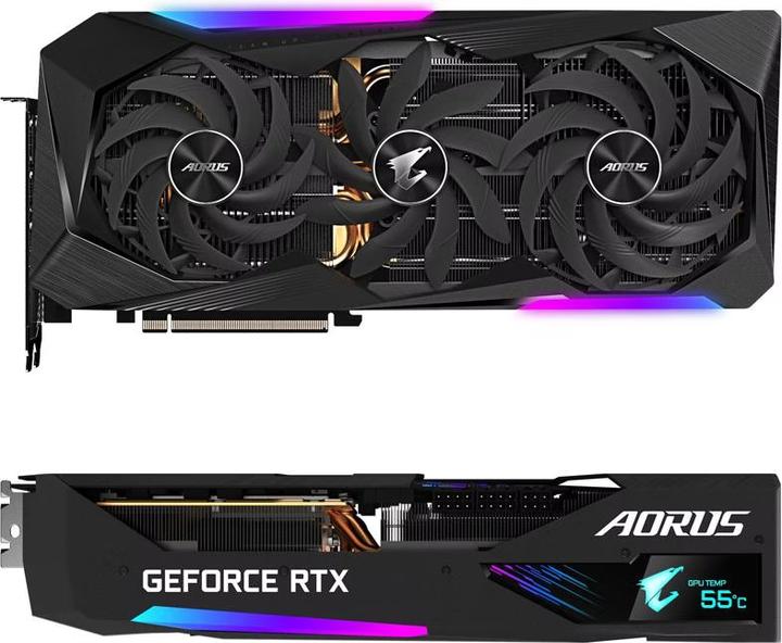 Image du produit Gigabyte AORUS GeForce RTX 3070 MASTER 8G (8 Go)