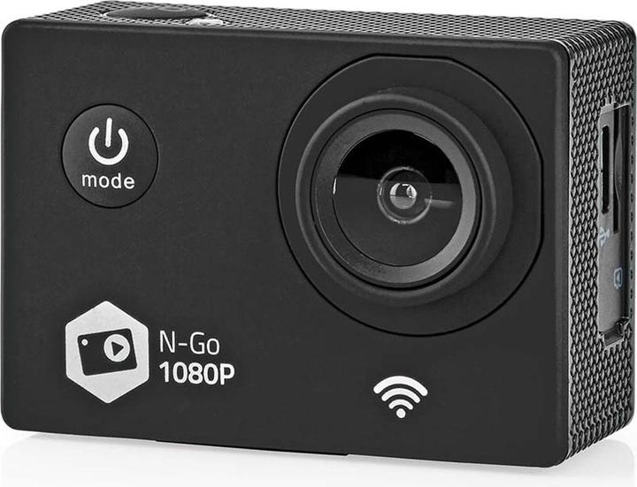 Image du produit Nedis Action Cam 1080p@30fps 12 MPixels Etanche à : 30.0 m 90 min WLAN Application disponible pour : Andro (30p, WiFi)