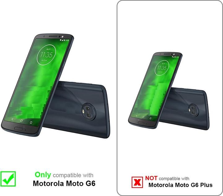Actual product image Cadorabo Chain case for Motorola MOTO G6 necklace cover adjustable