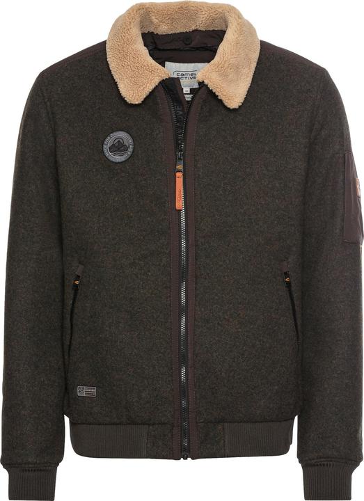 Camel Active Bomberjacke mit abnehmbarem Teddykragen