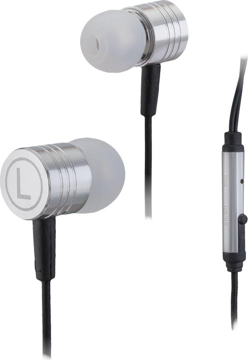 Produktbild Peter Jäckel IN-EAR Headphone Silver mit 3.5mm Klinkenanschluss (Kabelgebunden)