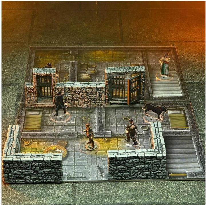 Image du produit Wizkids WarLock Tiles Encounter in a Box : Prison Break