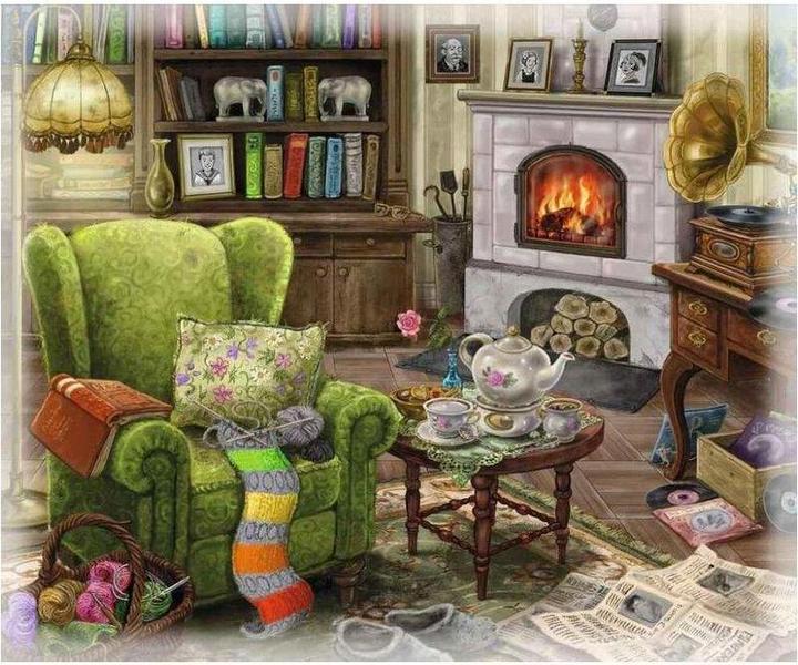 Image du produit Ravensburger Pz. SORTIE Dans le salon du Manoir 99T (99 pièces)