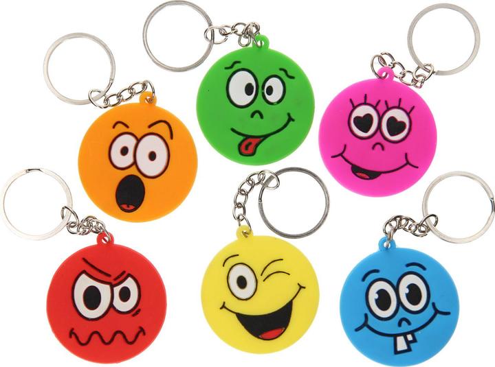 Actual product image LG-Imports Smiley face key fob