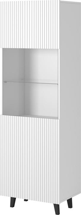 Produktbild Cama Vitrine PAFOS 60x40x182 cm weiss matt (60 x 40 x 182 cm)