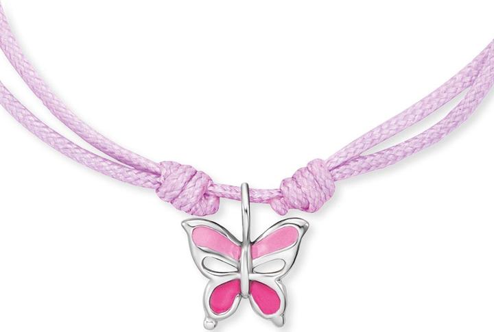 Produktbild Herzengel Armband Schmetterling (11 cm, 925er Perlon/Nylon)