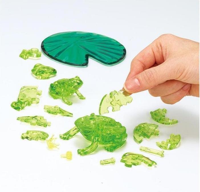 Produktbild HCM Kinzel Pz. 3D Crystal Froschpaar 43 Teile (43 Teile)