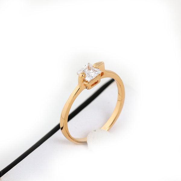 Immagine prodotto Hermex Anello in oro RGP con zircone - oro taglia 53 (53)