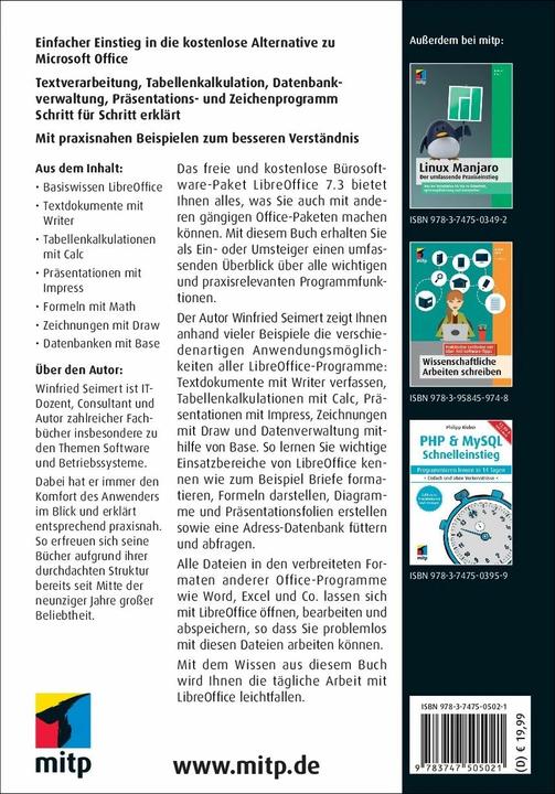 Immagine prodotto LibreOffice 7.3 (Tedesco, Winfried Seimert, 2022)