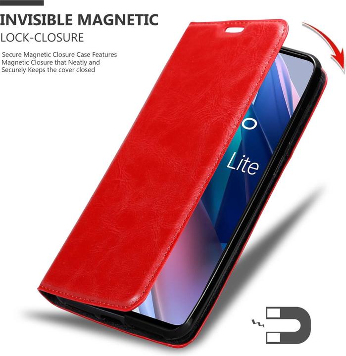 Immagine prodotto Cadorabo Libro Invis. Coperchio magnetico (Oppo Find X3 Lite)