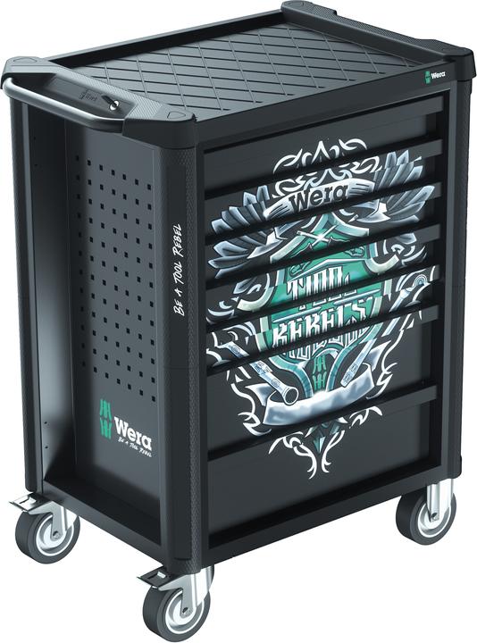 Wera 9700 Tool Rebel Roller Cabinet 1 (78 x)