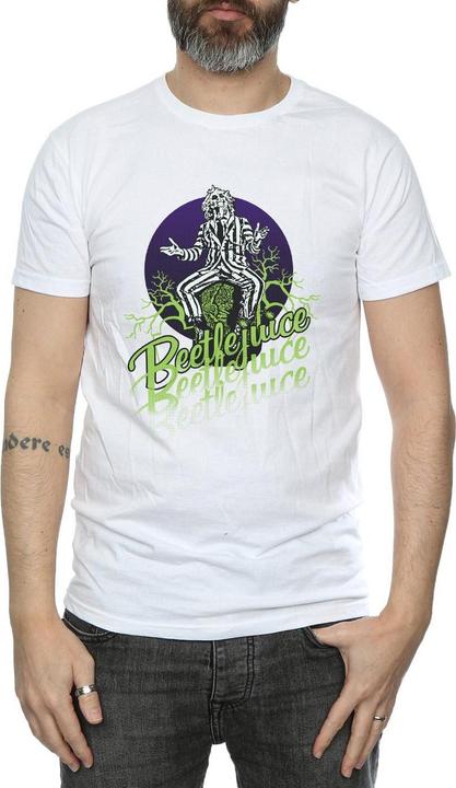 Immagine prodotto Beetlejuice Maglietta Faded Pose Uomo (L)