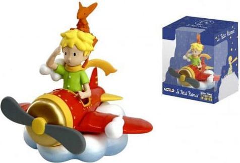 Produktbild Plastoy Le Petit Prince figurine Le Petit Prince er le renard en avion 7 cm