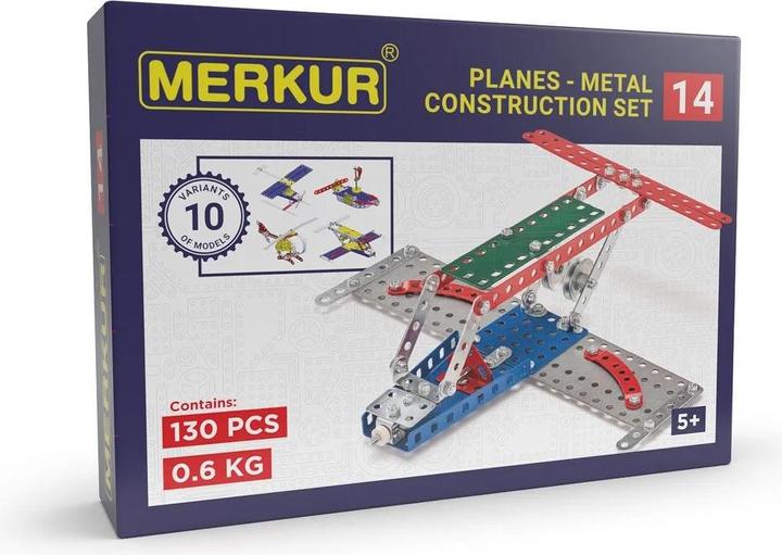 Produktbild Merkur 014 Airplane, 119 Teile, 10 Modelle