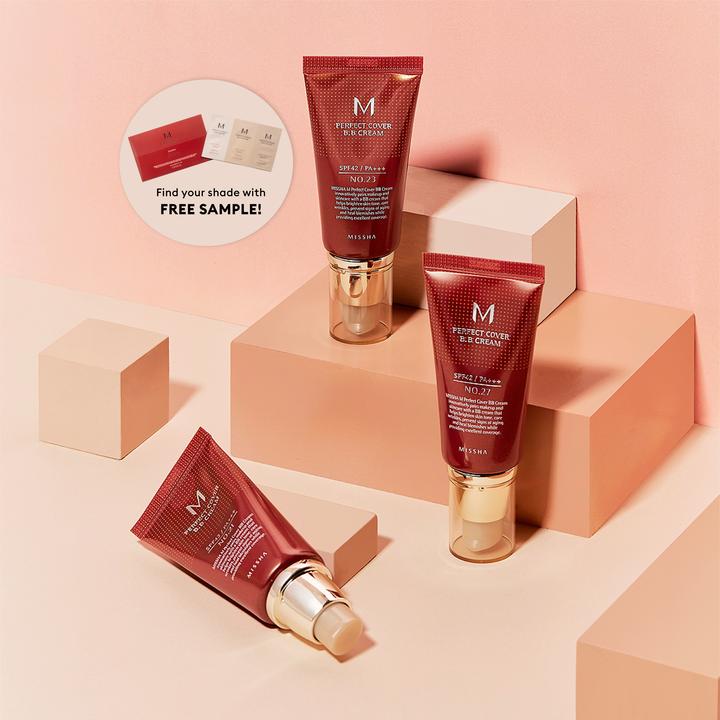 Actual product image Missha Perfect Cover (13 Bright Beige)