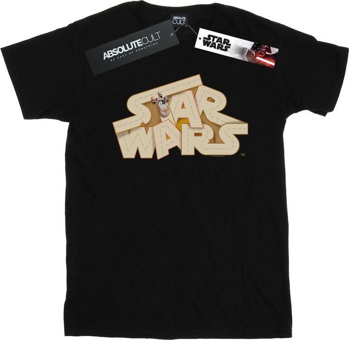Actual product image Star Wars Boys Tatooine Jumble Logo T-Shirt (140, 146)