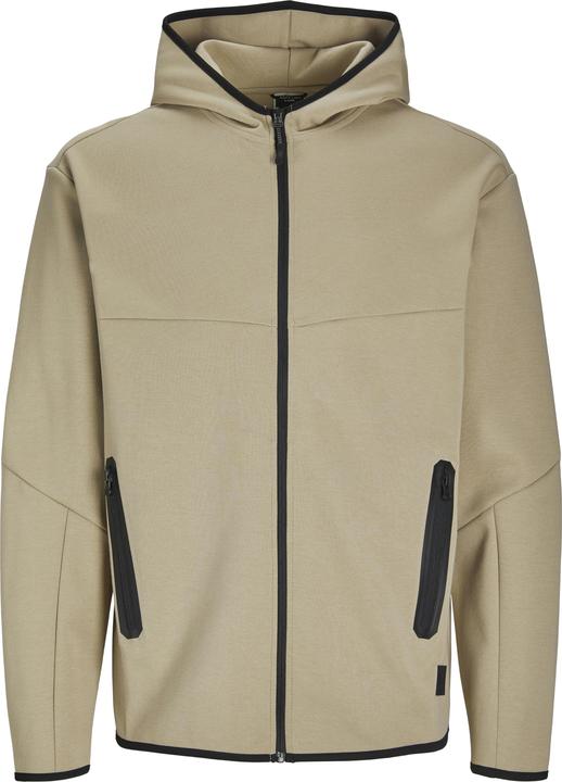 Jack & Jones Einfarbig Kapuzenpullover Kapuzenpullover mit Reissverschluss