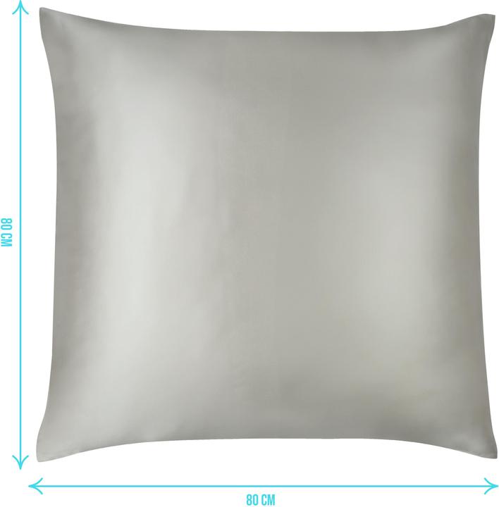 Produktbild Aspero Seiden Kissenbezug 80x80 cm (Kopfkissenbezug, 80 x 80 cm)