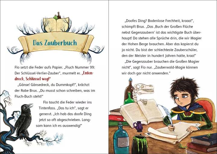 Actual product image The Sorcerer's Apprentice (Volume 1) - Curse of the Warlock (German, Leonie Daub, Loewe first readers, Anna dove, 2022)