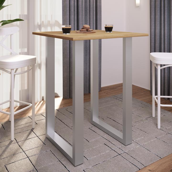 Image du produit VCM Holz Bartisch Stehtisch Xona 80x50 (80 x 50 x 102 cm)