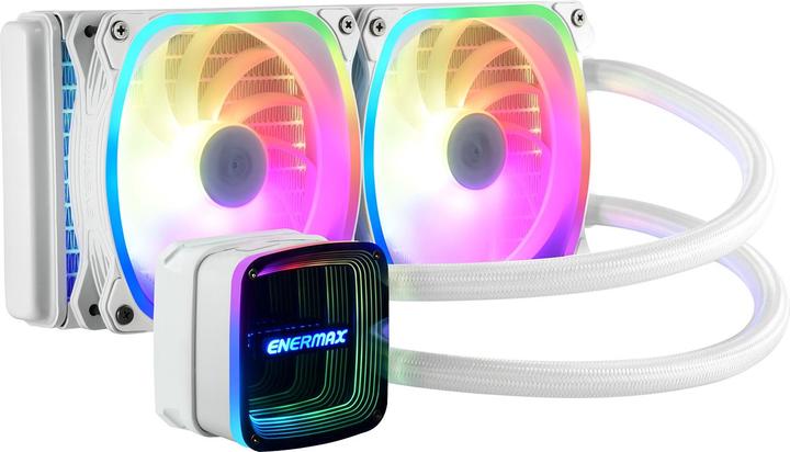 Image du produit Enermax AQUAFUSION ADV ARGB Snow White 240 AIO CPU Watercooling Intel LGA1700 AM5 Ready,250W+ TDP